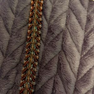 Bracelet with Swarovski Crystal and Delica.Beadd